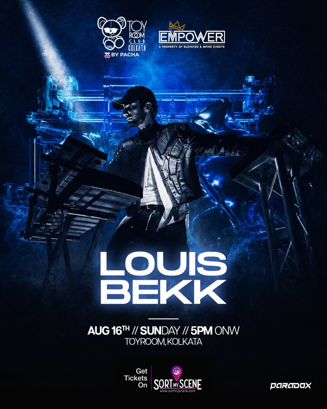 Louis Bekk at Toy Room Kolkata flyer