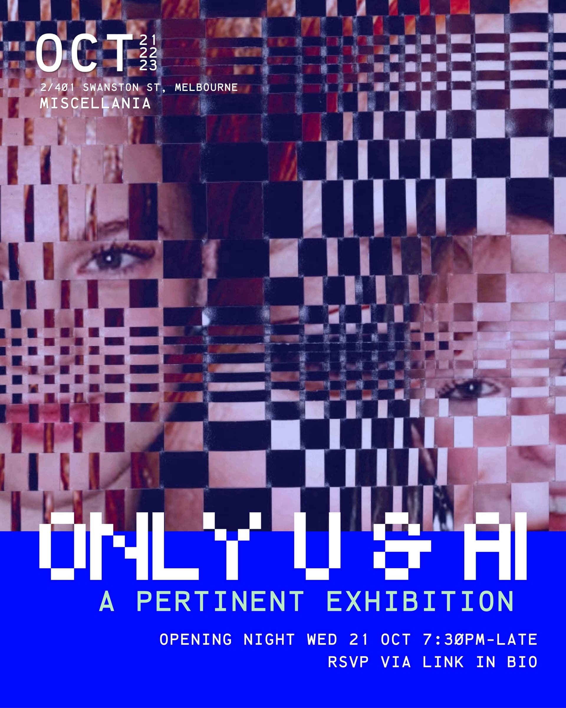 ONLY U & AI Opening Night flyer - image 2 of 2