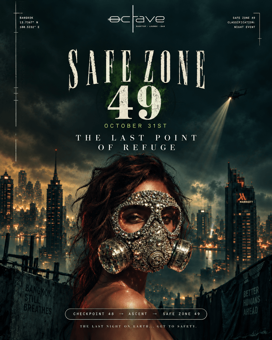HALLOWEEN : SAFE ZONE 49 flyer