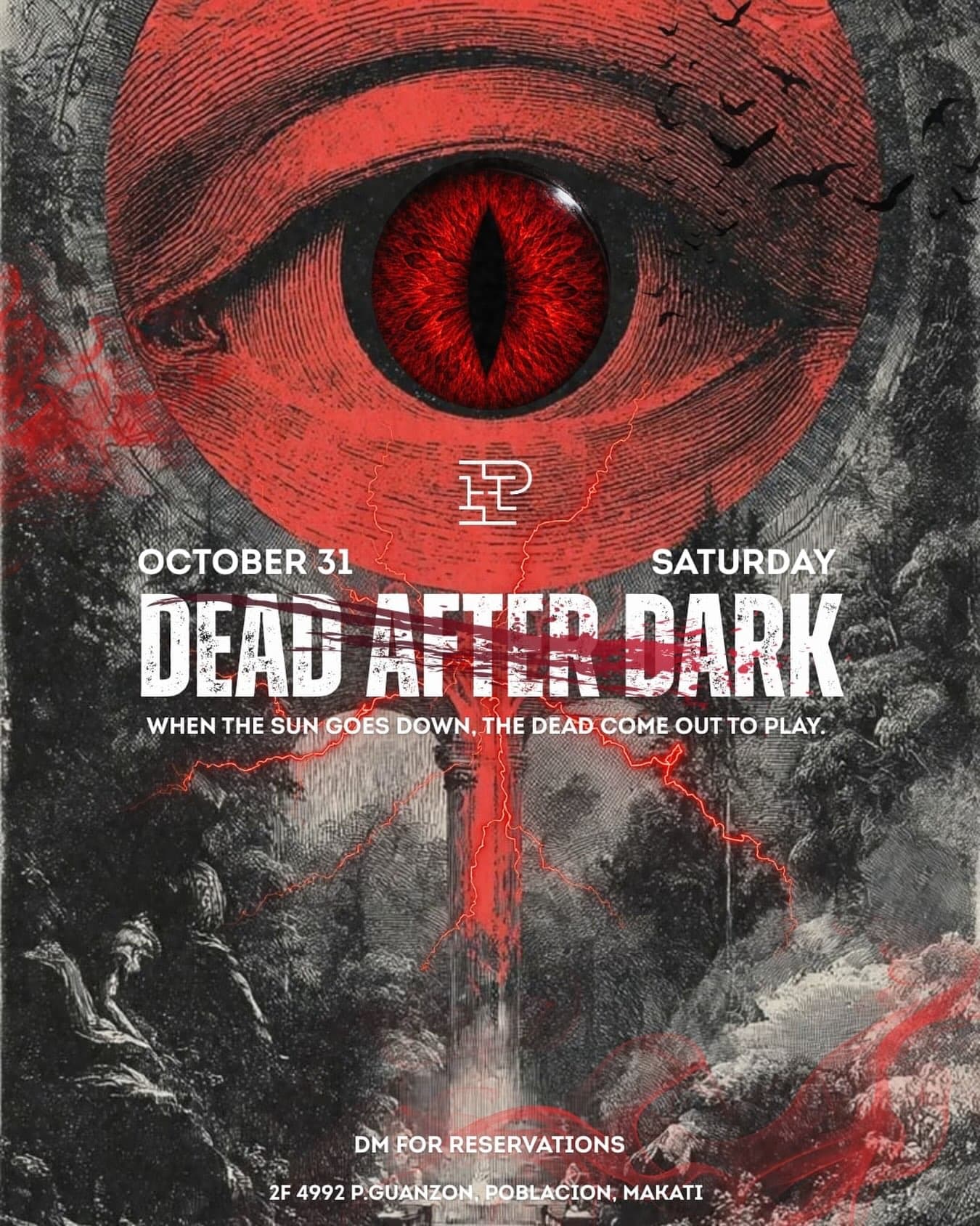 DEAD AFTER DARK flyer