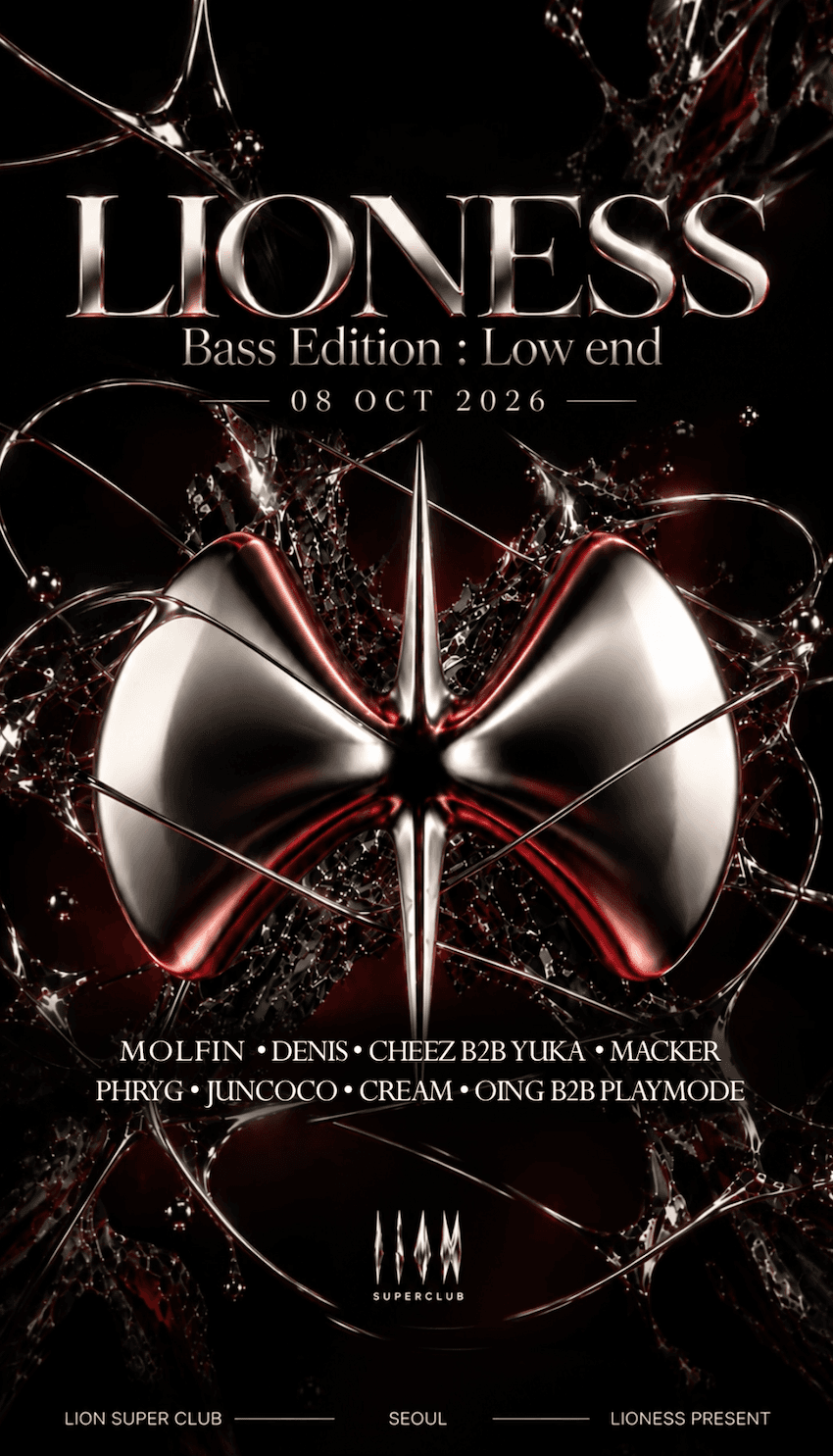LIONESS Bass Edition: LOW END flyer
