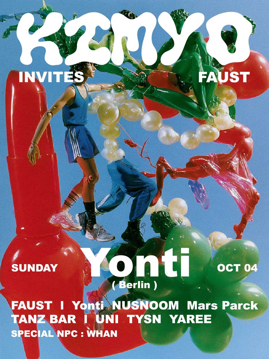 KIMYO Night Invites: Yonti flyer