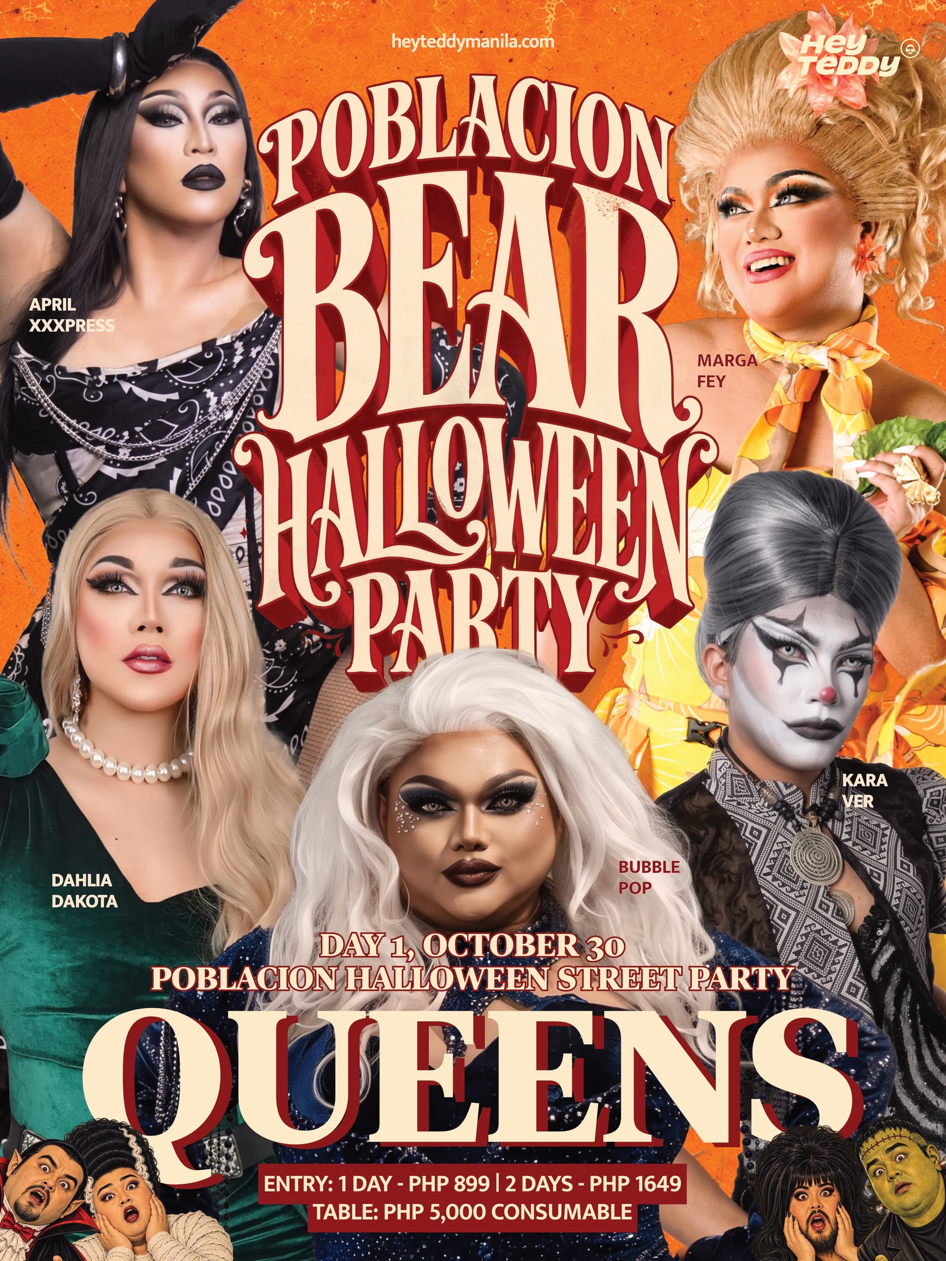 Poblacion Bear Halloween Party flyer - image 2 of 3