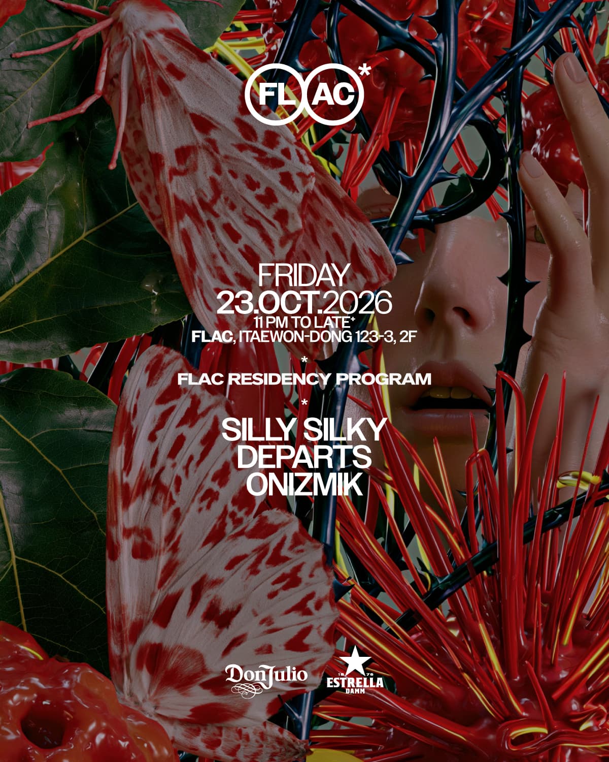 Flac: Residency Program flyer