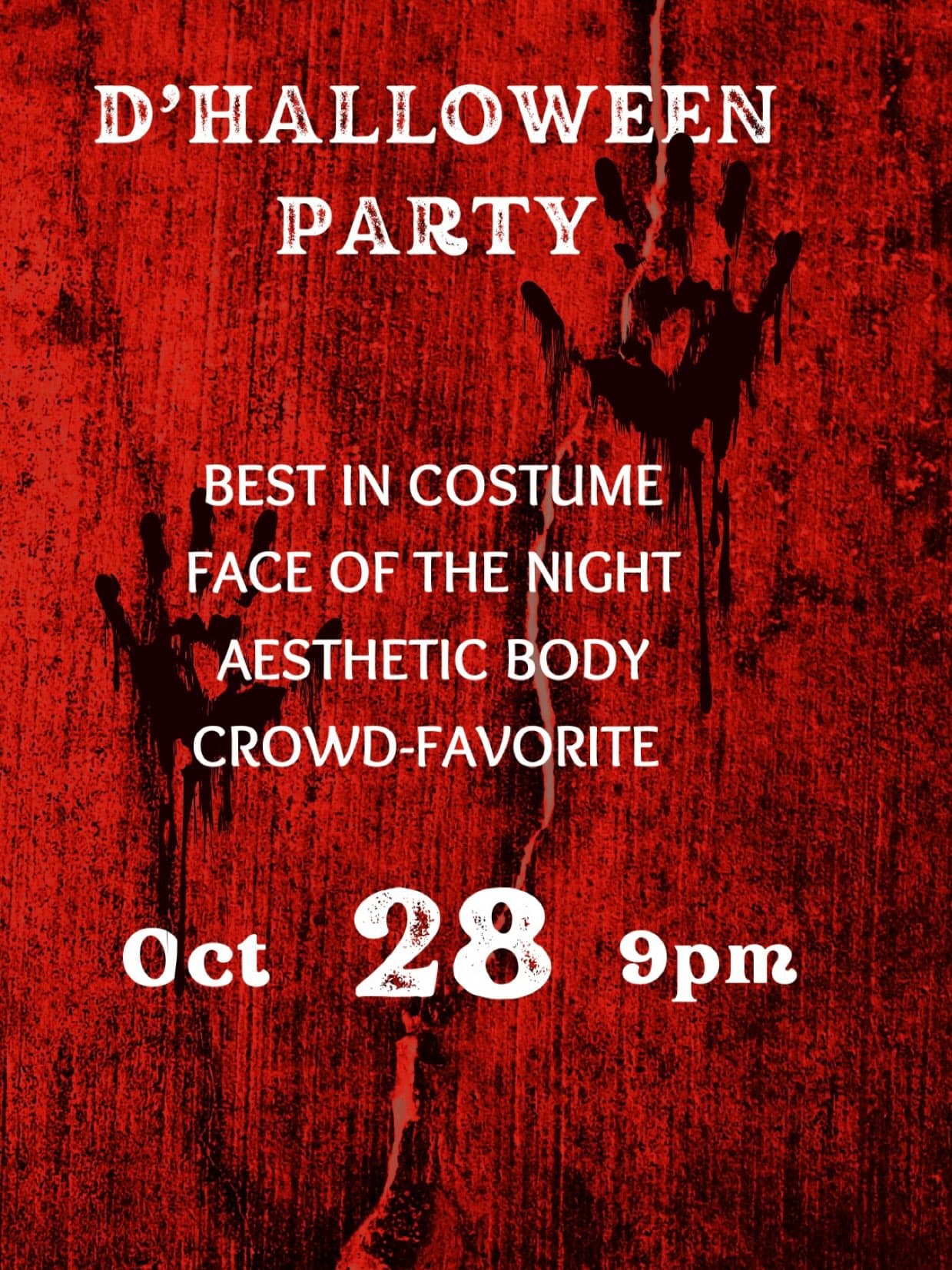 D'Halloween costume party flyer - image 2 of 2