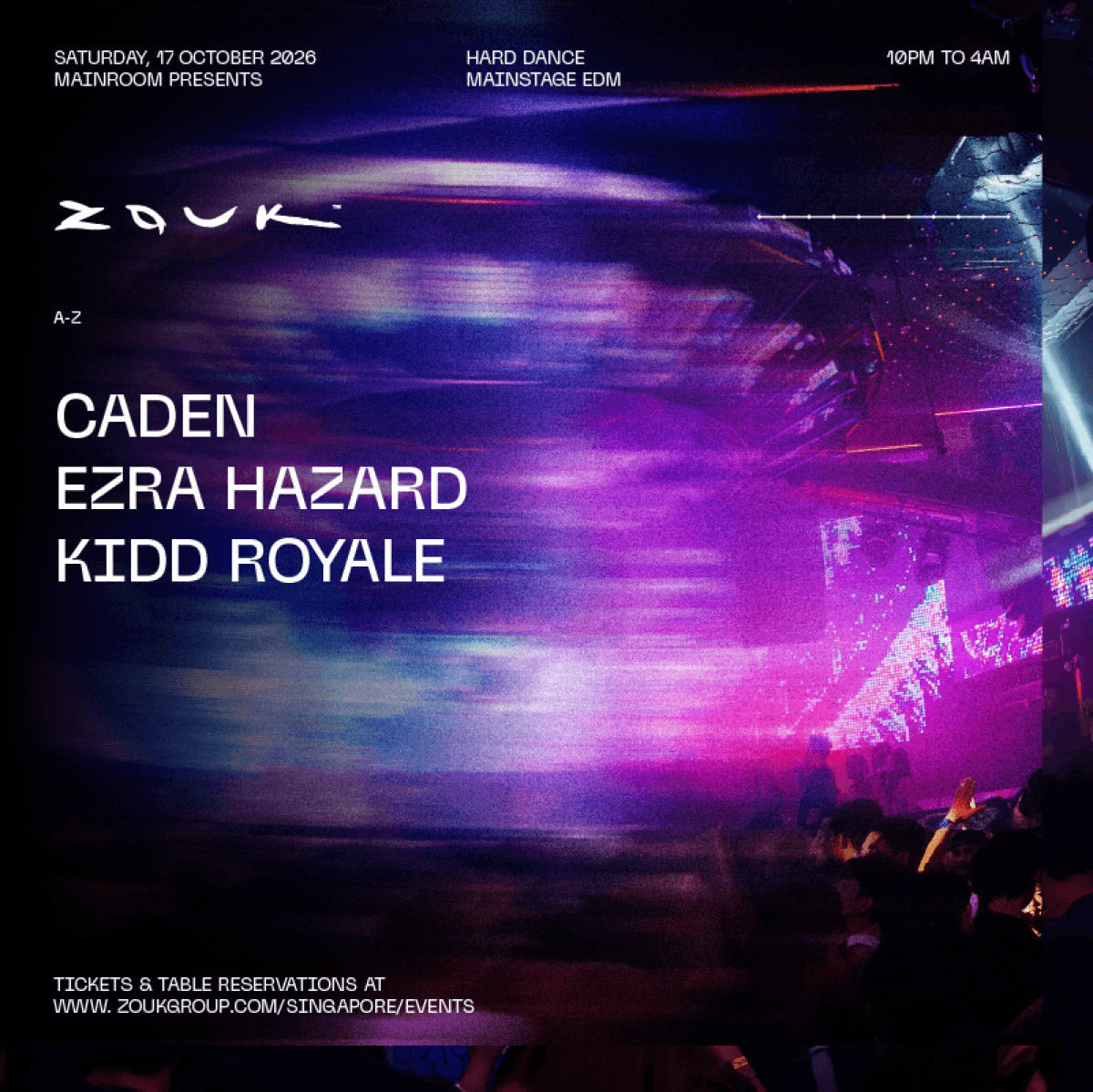 MAINROOM PRESENTS flyer