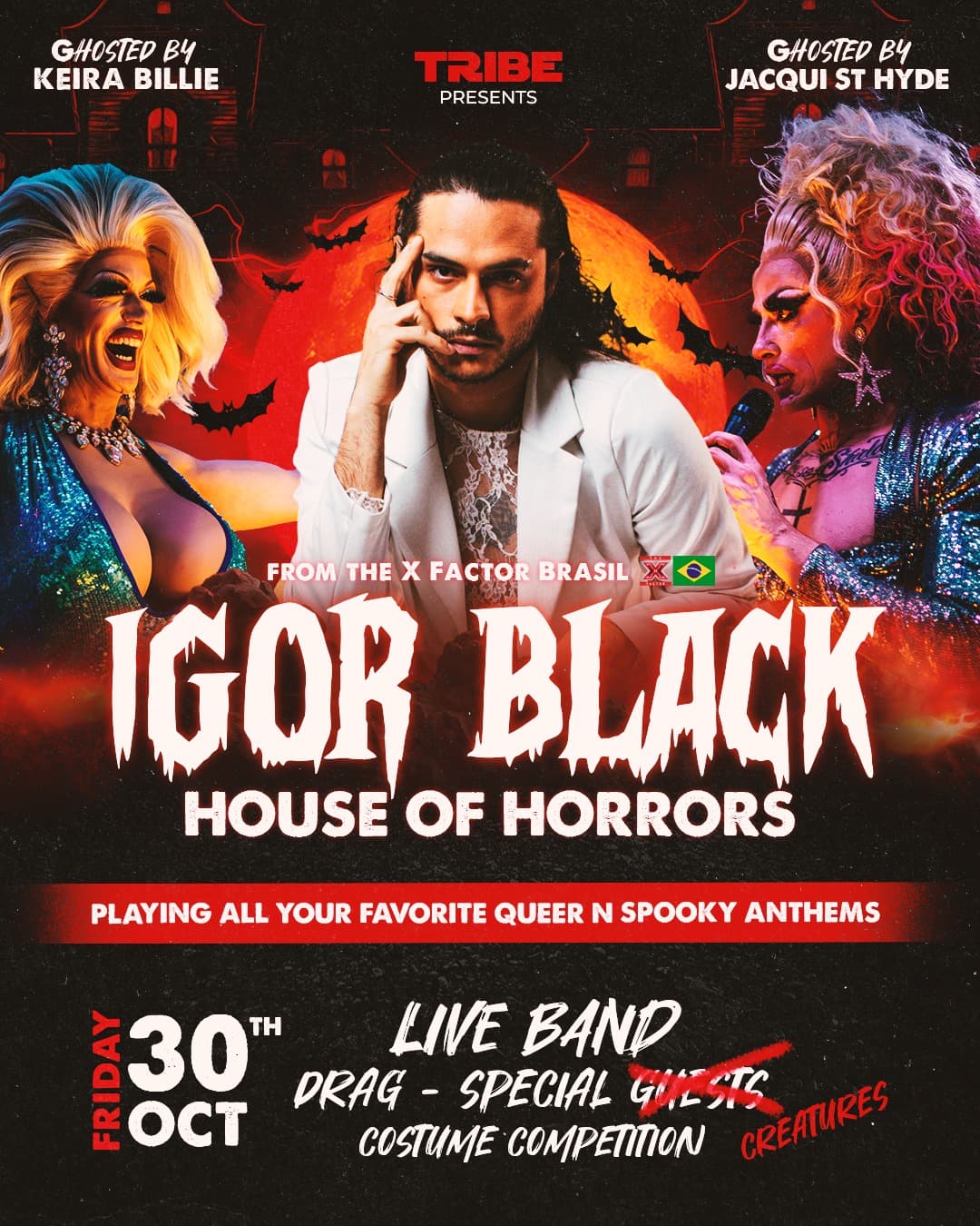 Igor Black's House of Horrors flyer
