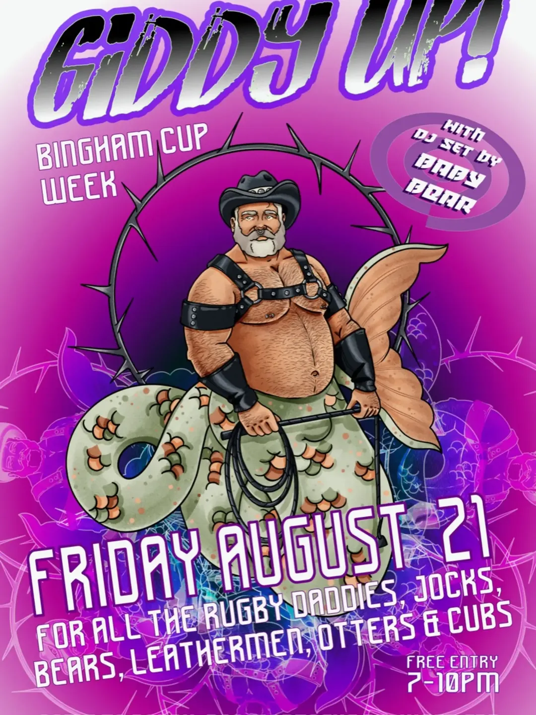 Giddy Up! Bingham Cup Week flyer