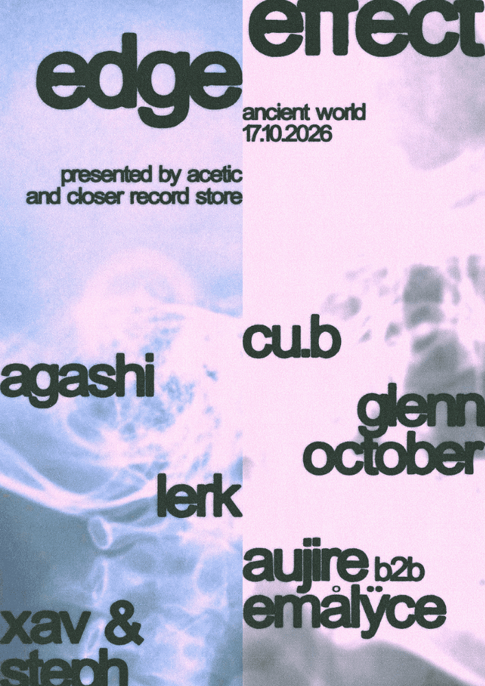 Edge Effect flyer