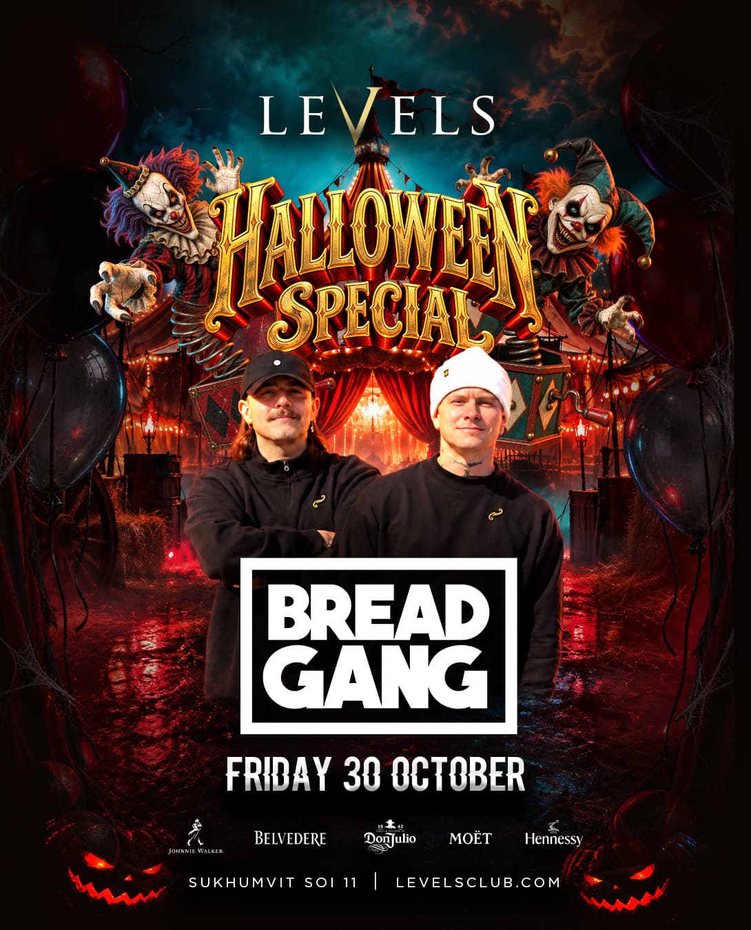 Levels Halloween flyer - image 2 of 3