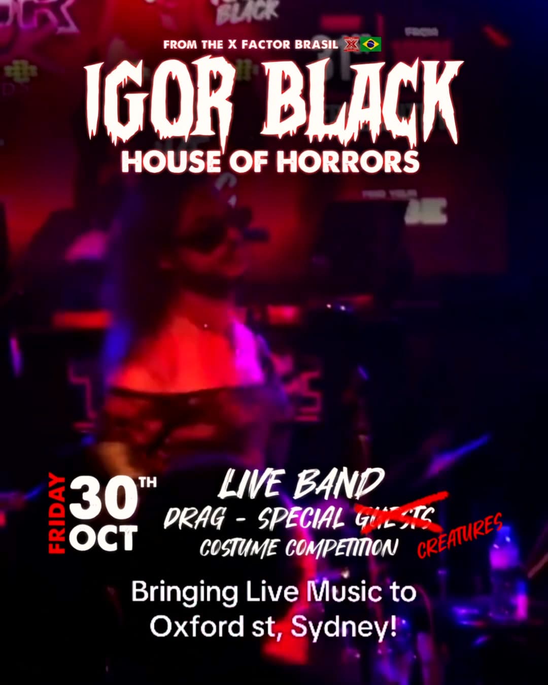 Igor Black's House of Horrors flyer - image 2 of 2