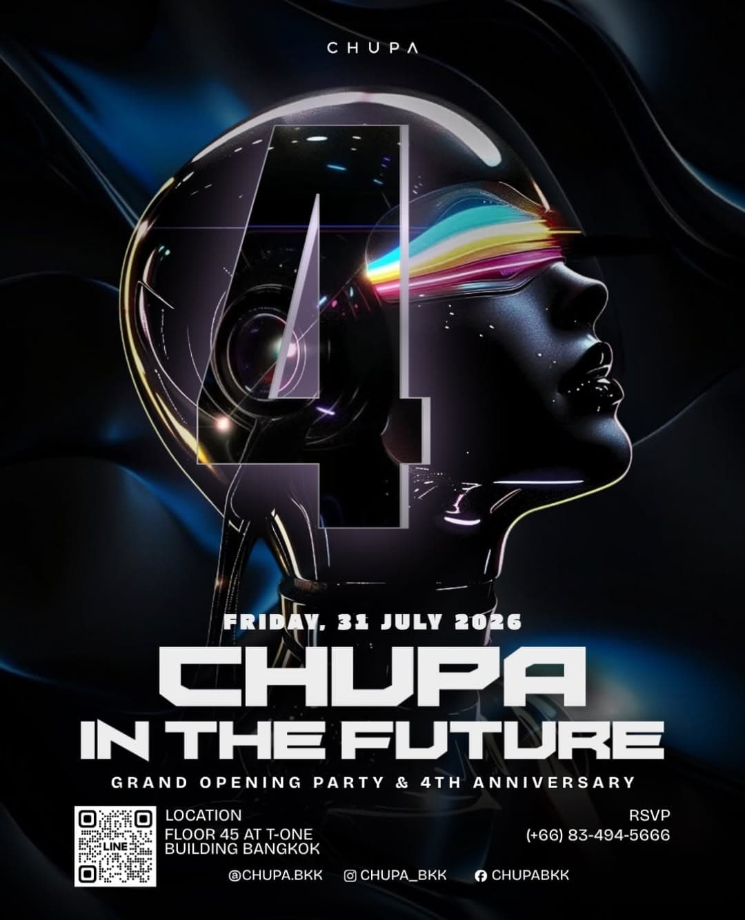 CHUPA IN THE FUTURE flyer