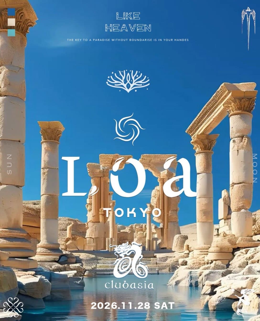 LOA TOKYO - LIKE HEAVEN flyer