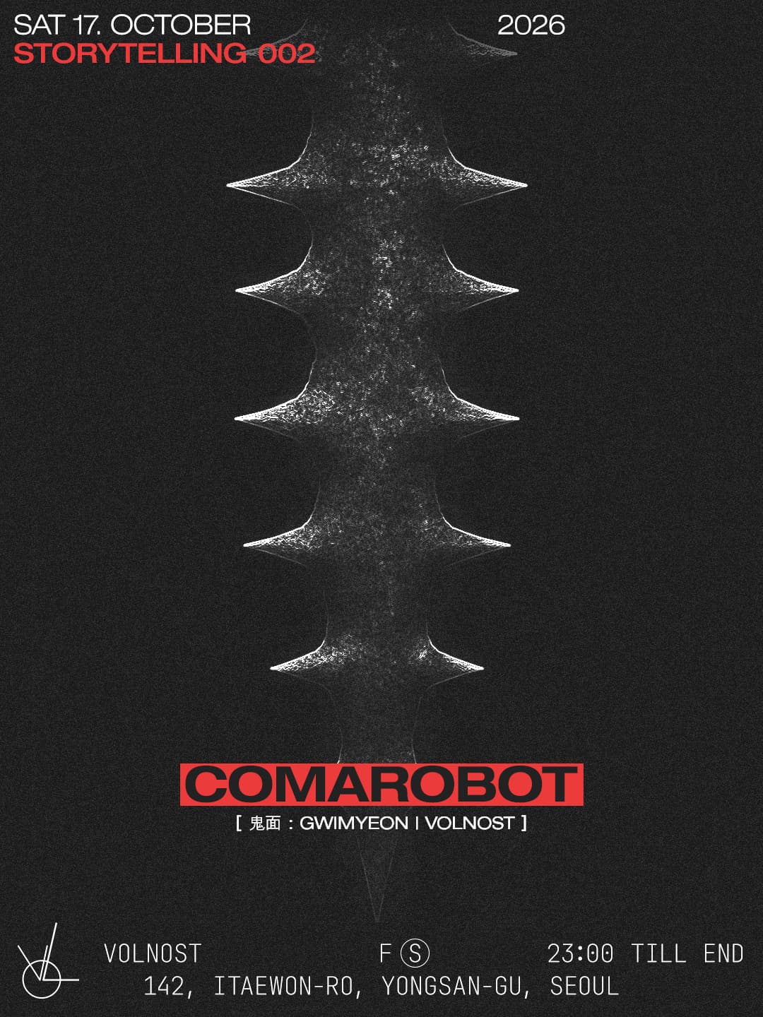 STORYTELLING 002 ComaRobot flyer