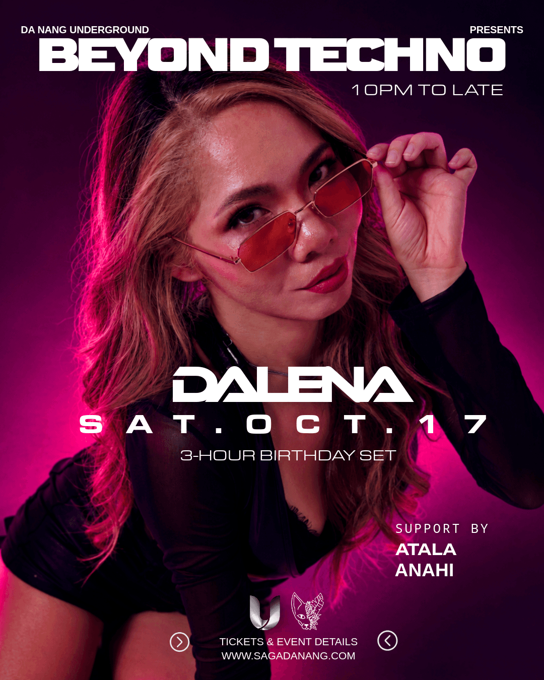 BEYOND TECHNO: DALENA 3-HOUR Extended Set flyer