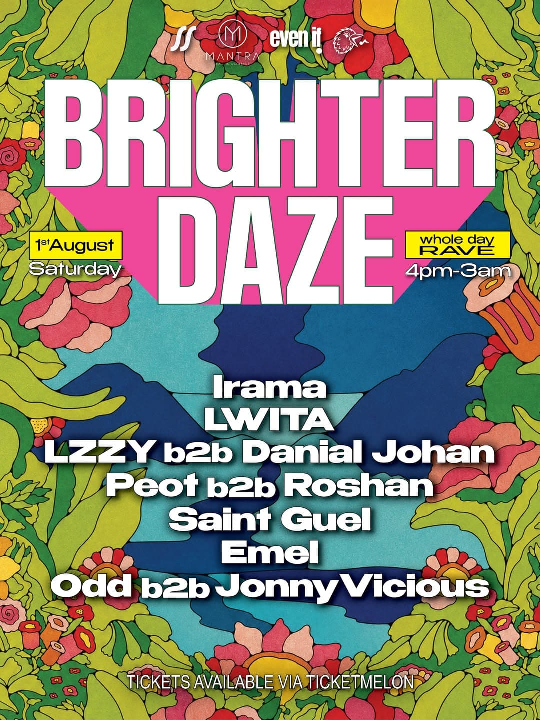 Brighter Daze flyer