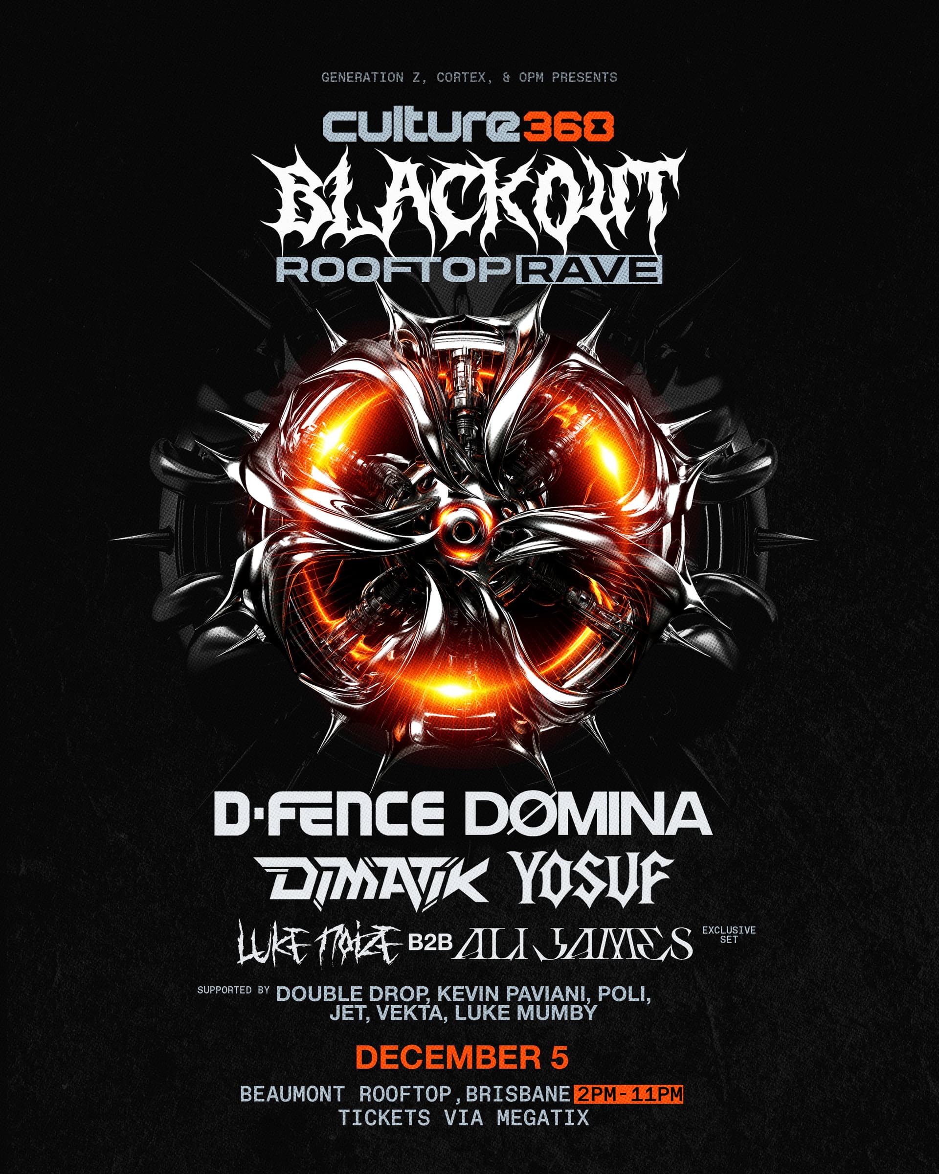 CULTURE 360 BLACKOUT Edition 5.0 flyer