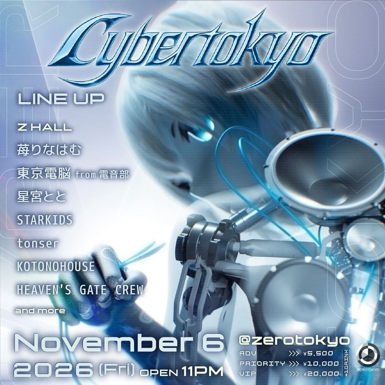 Cybertokyo flyer