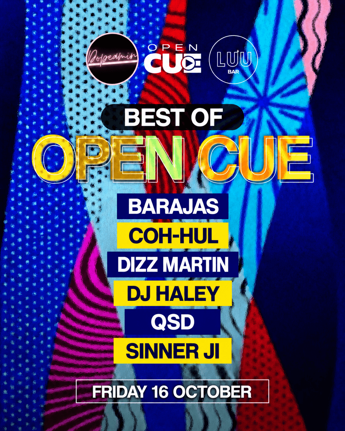 Best Of Open CUE by Dopeamin flyer