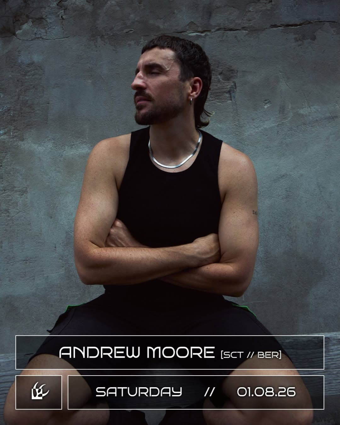 HORN Presents Andrew Moore flyer - image 2 of 6