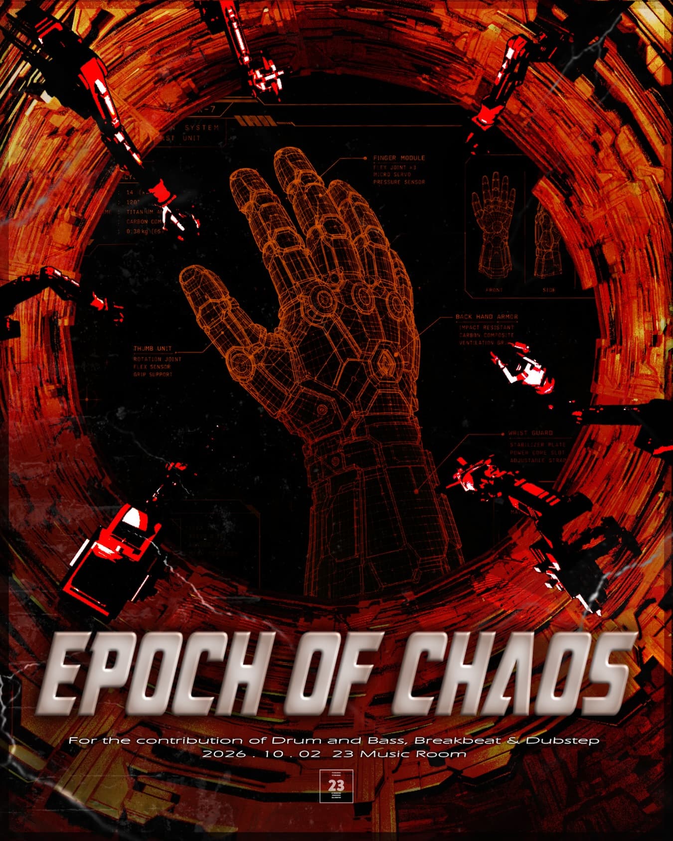 EPOCH OF CHAOS flyer