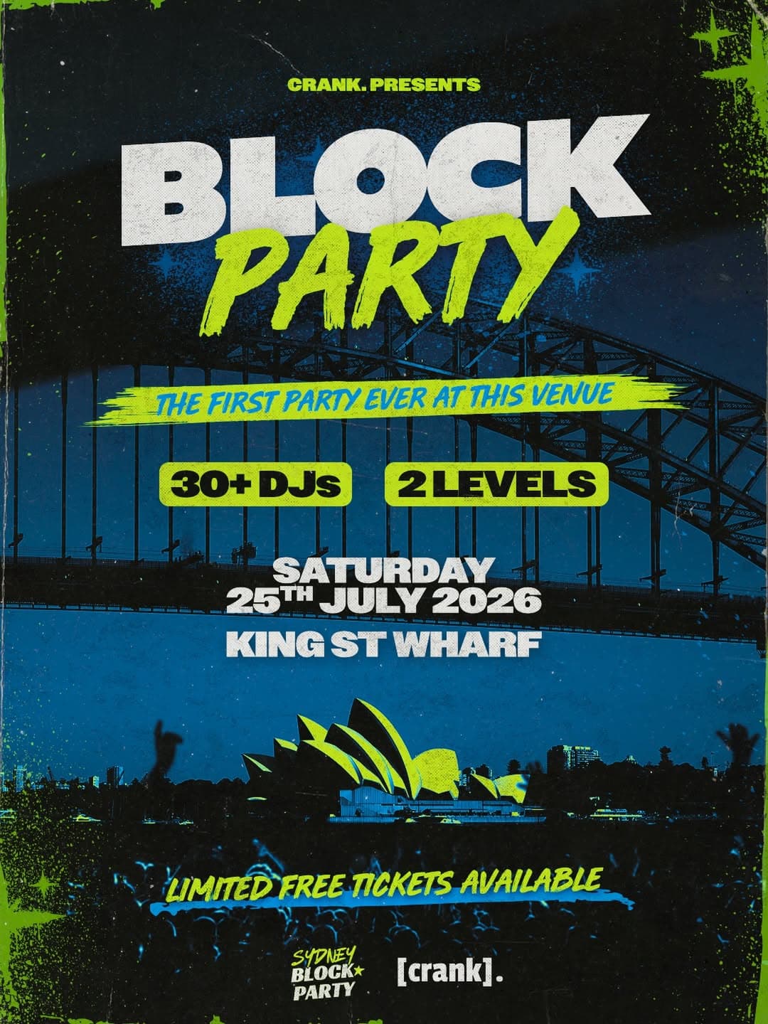 SYDNEY BLOCK PARTY flyer