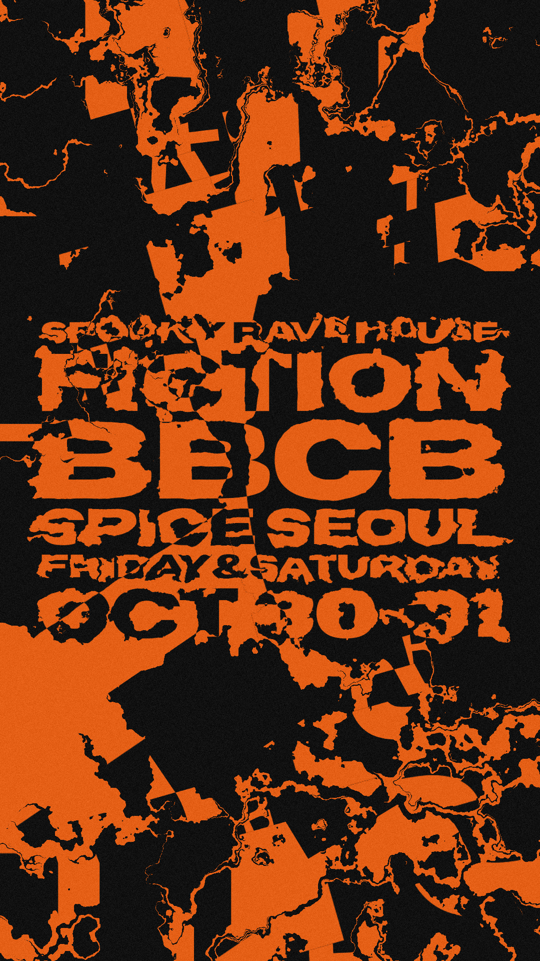 Fiction presents: The Spooky Rave House flyer