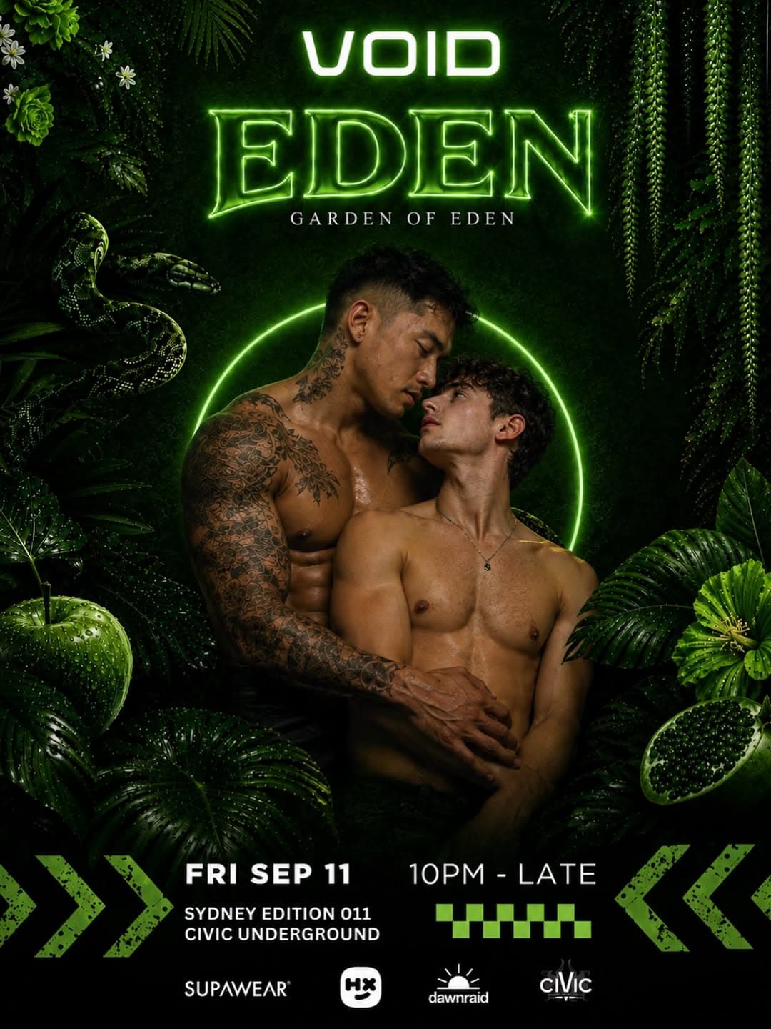 VOID:EDEN - Garden of Eden flyer