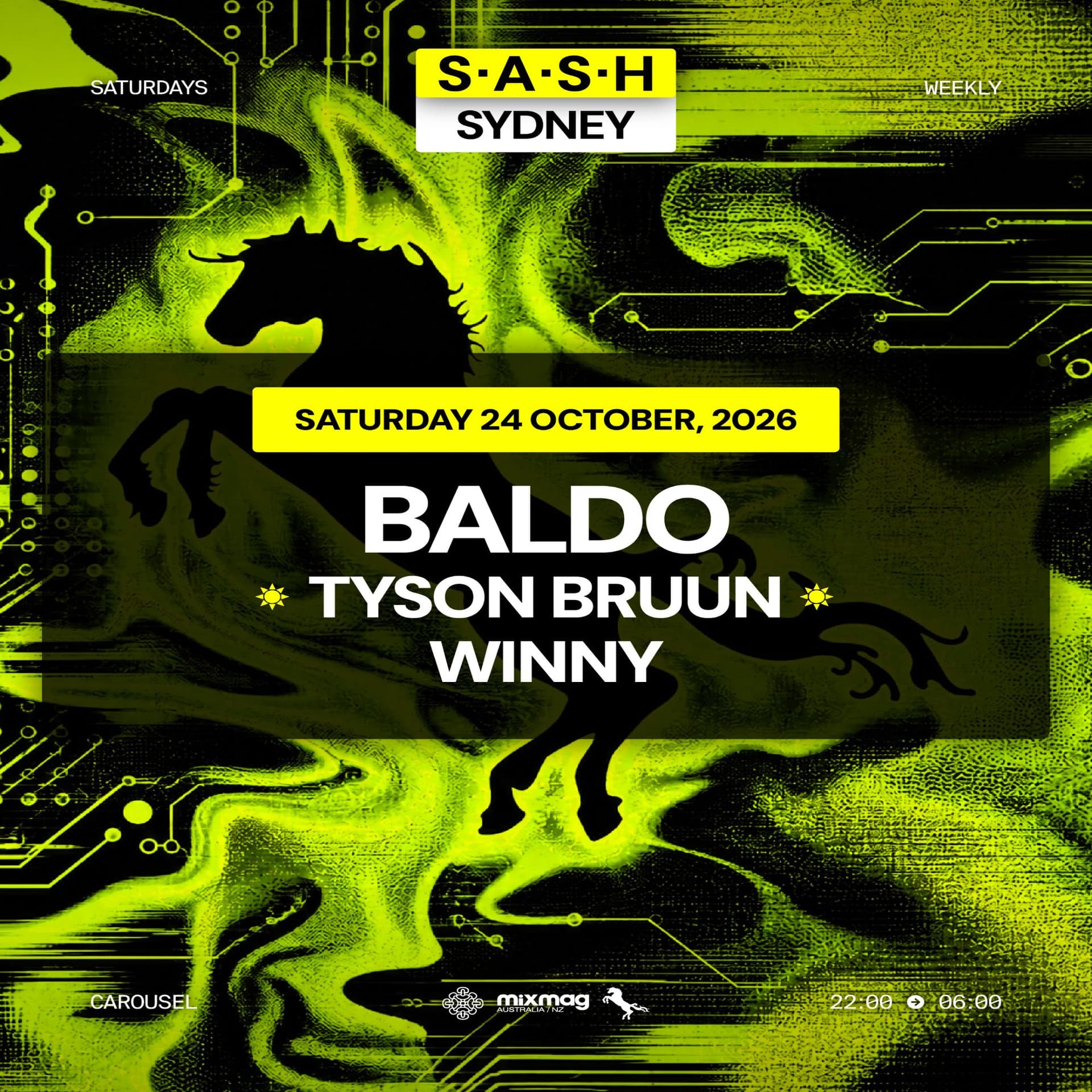 S.A.S.H Sydney - Baldo flyer