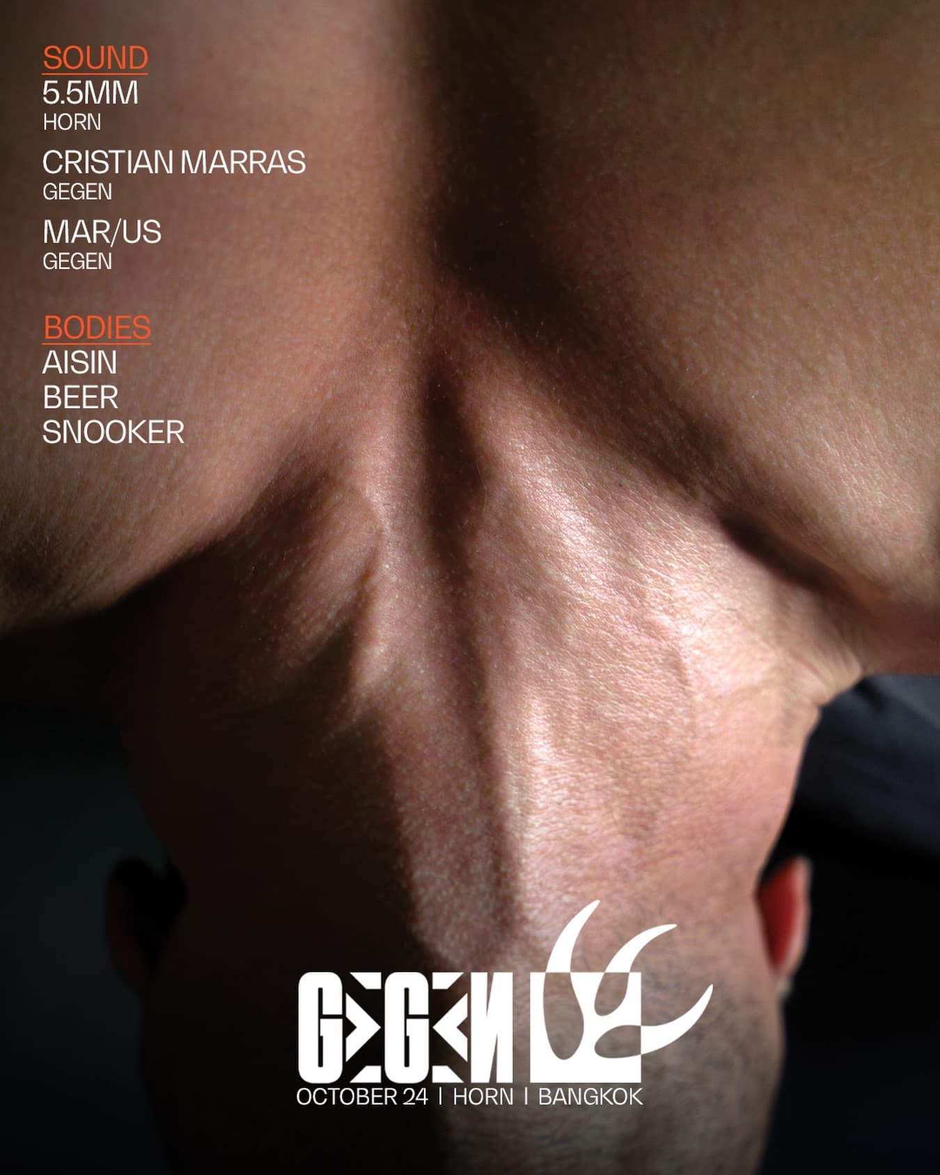 GEGEN X HORN flyer