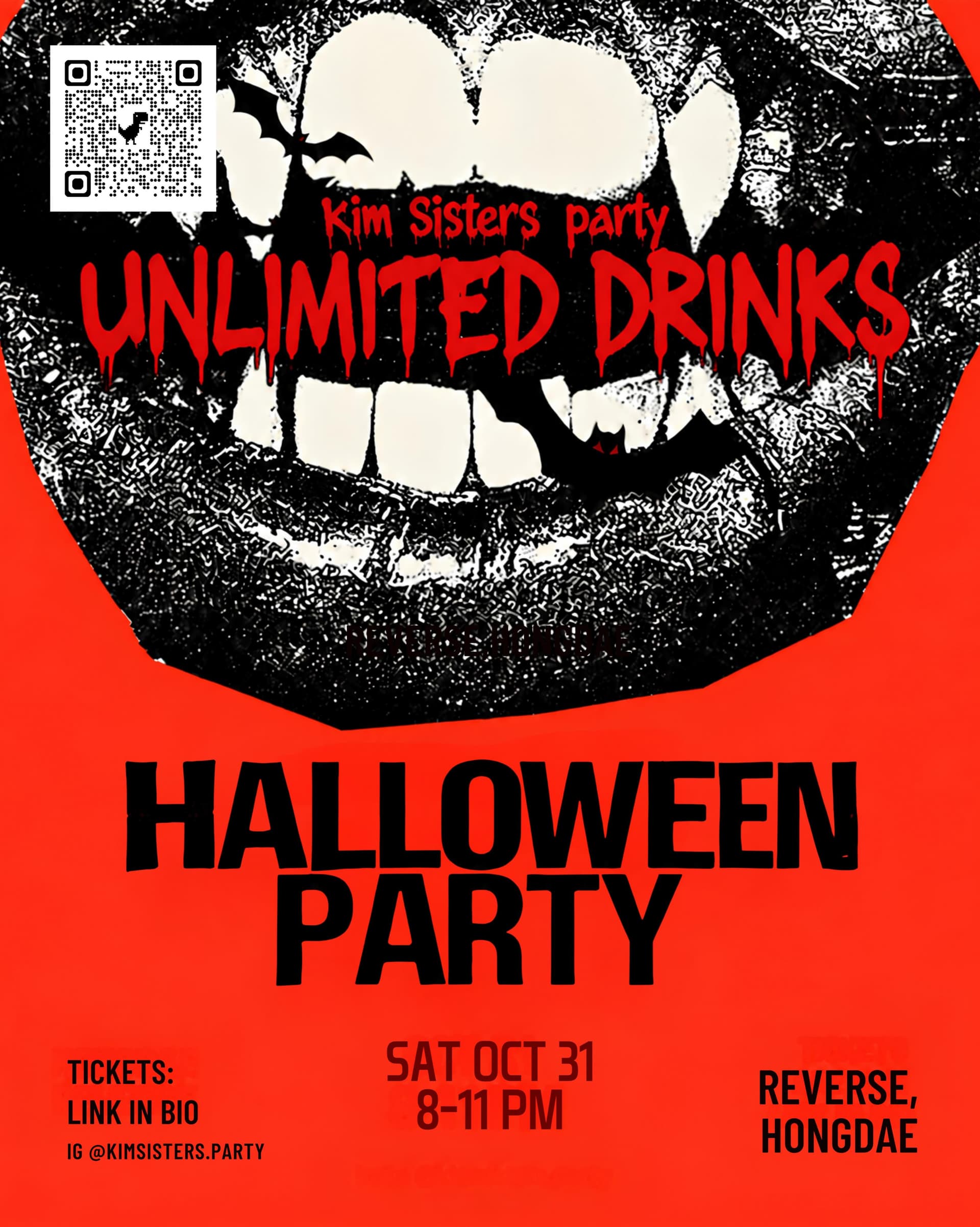 Seoul Halloween Party flyer