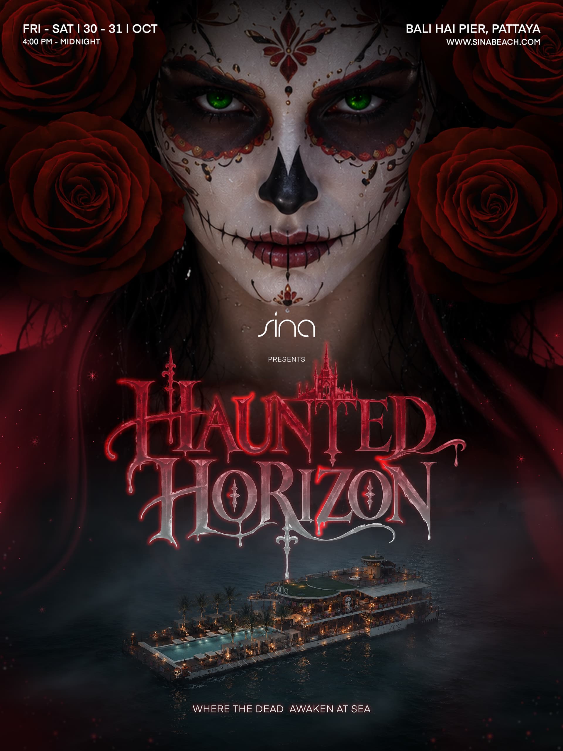 Haunted Horizons flyer