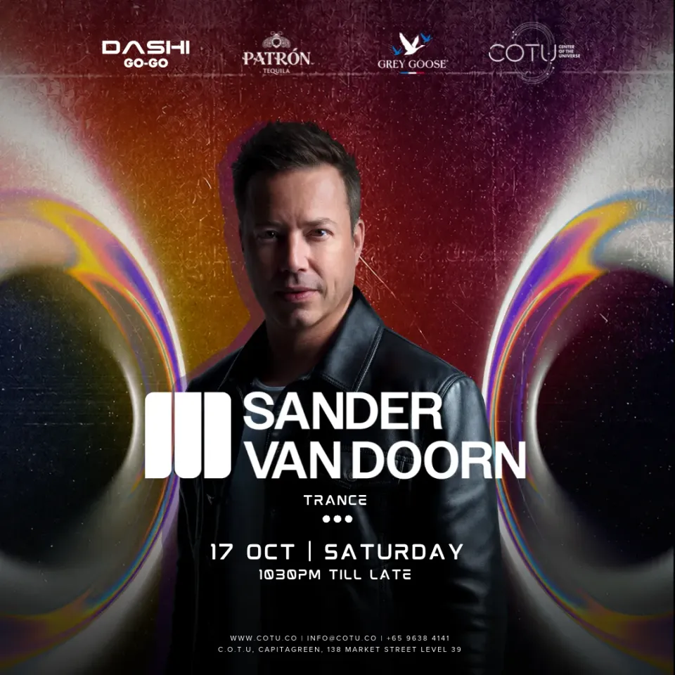 SANDER VAN DOORN at Dashi Go-Go flyer