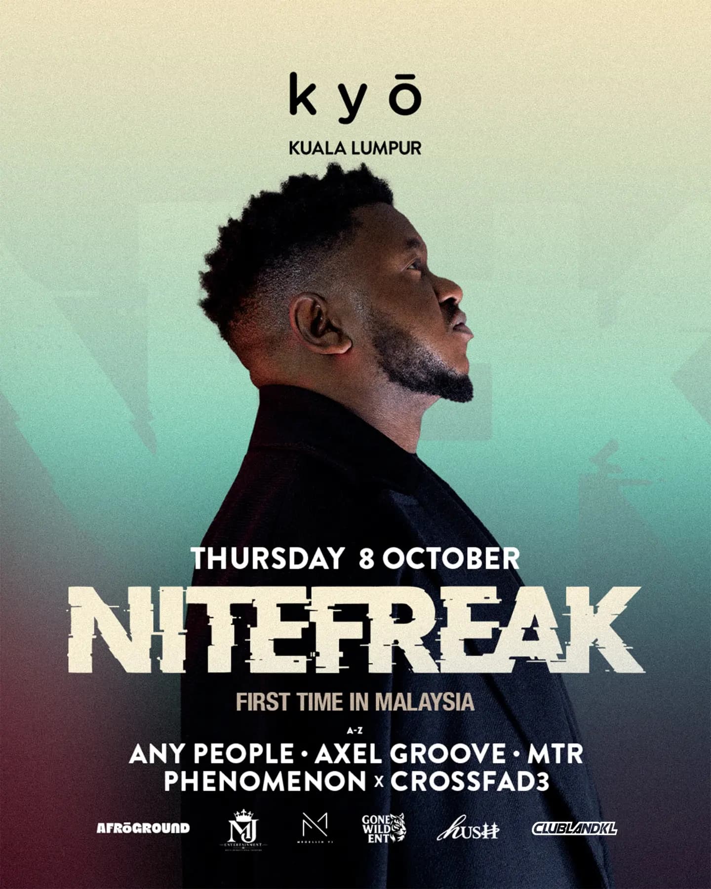 NITEFREAK at KYŌ flyer