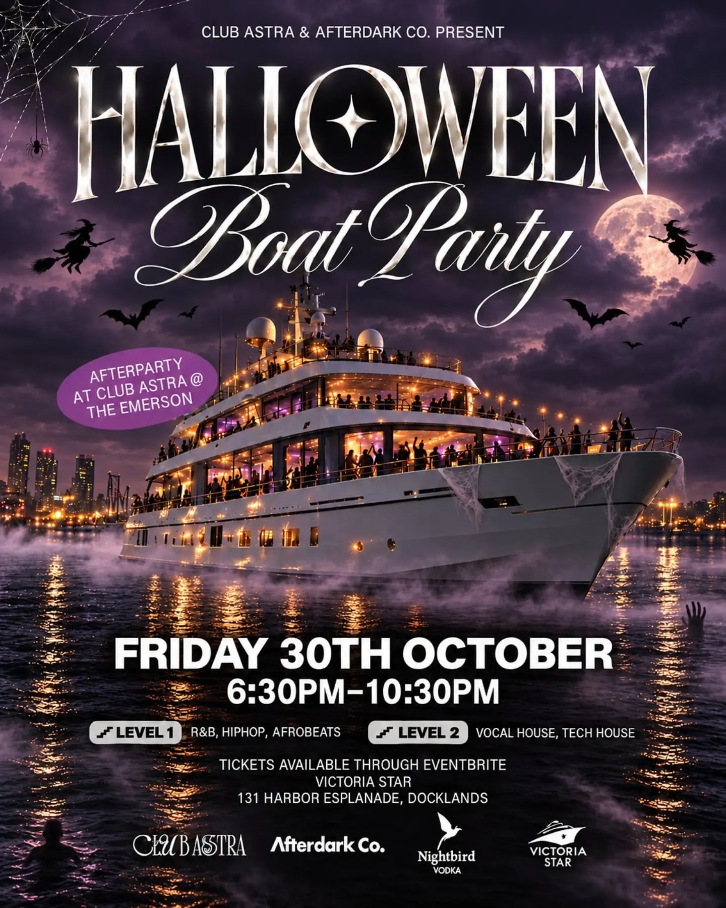 Club Astra ― Halloween Boat Party flyer