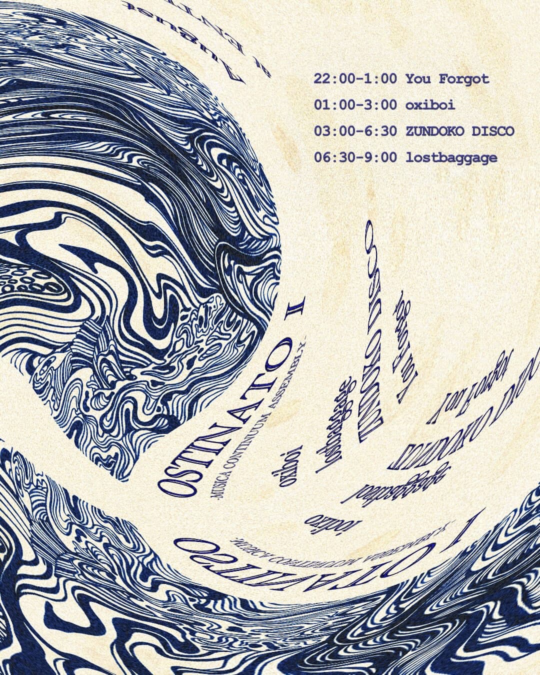 OSTINATO at ENTER SHIBUYA flyer - image 2 of 2