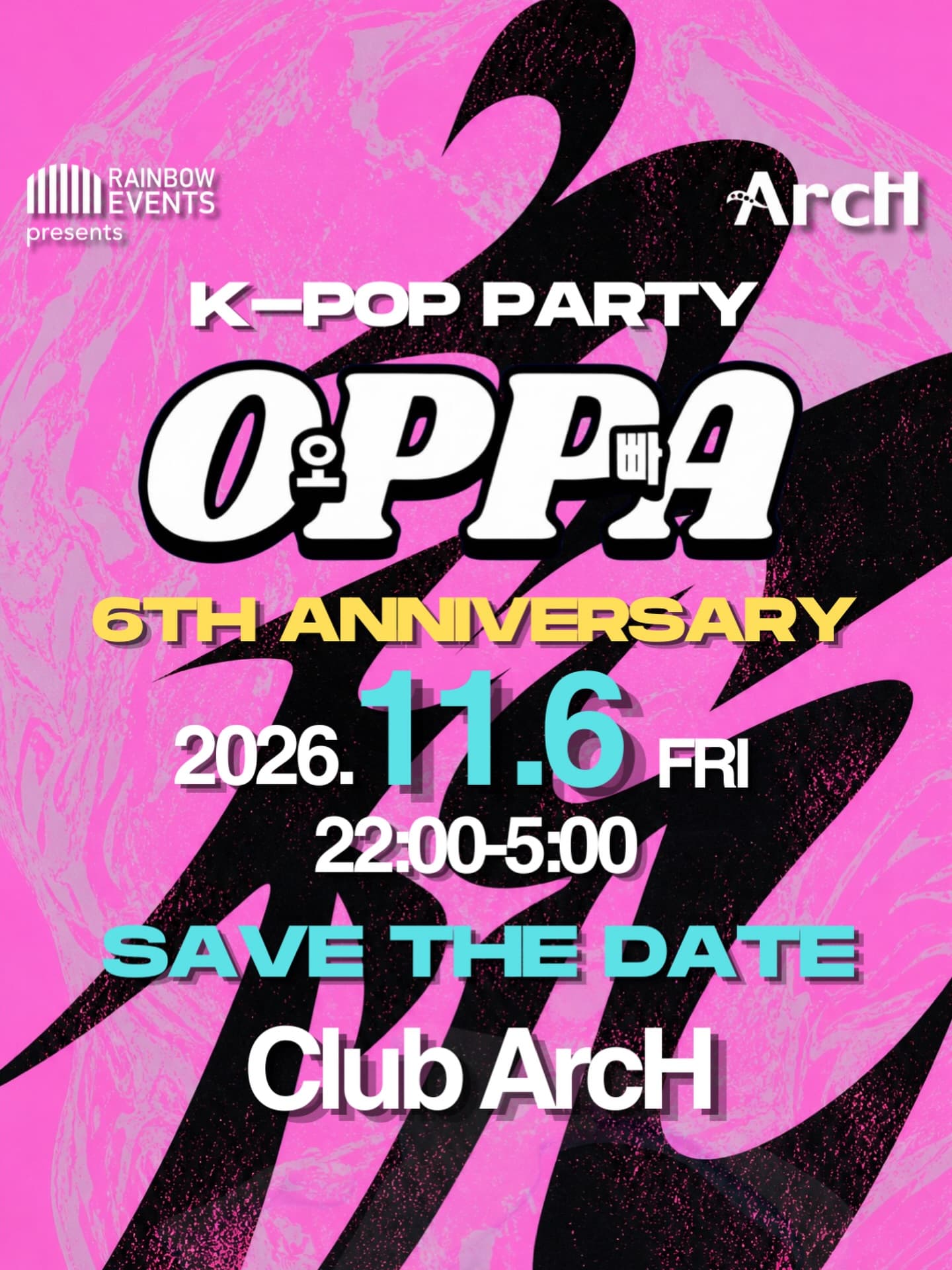 OPPA 6th Anniversary flyer