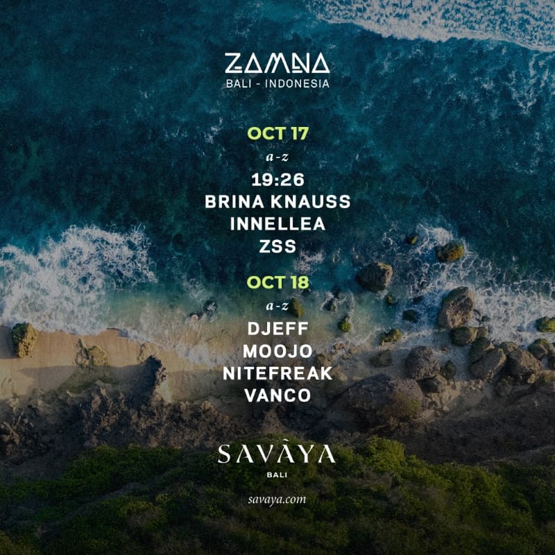 Zamna Bali: Day 2 flyer