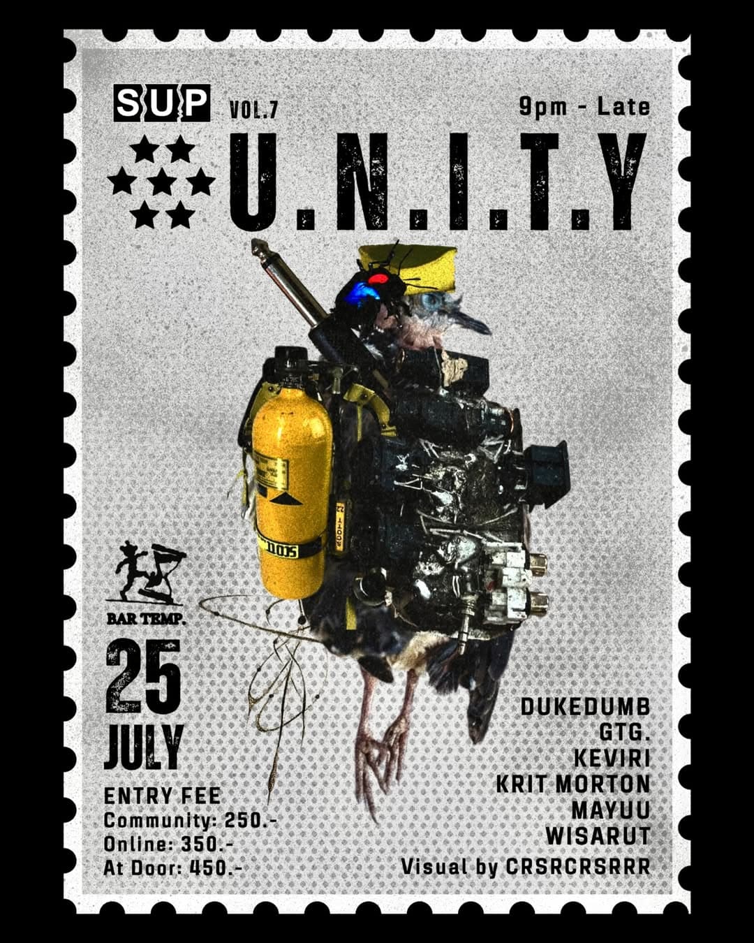 S.U.P Vol.7 "Unity" flyer
