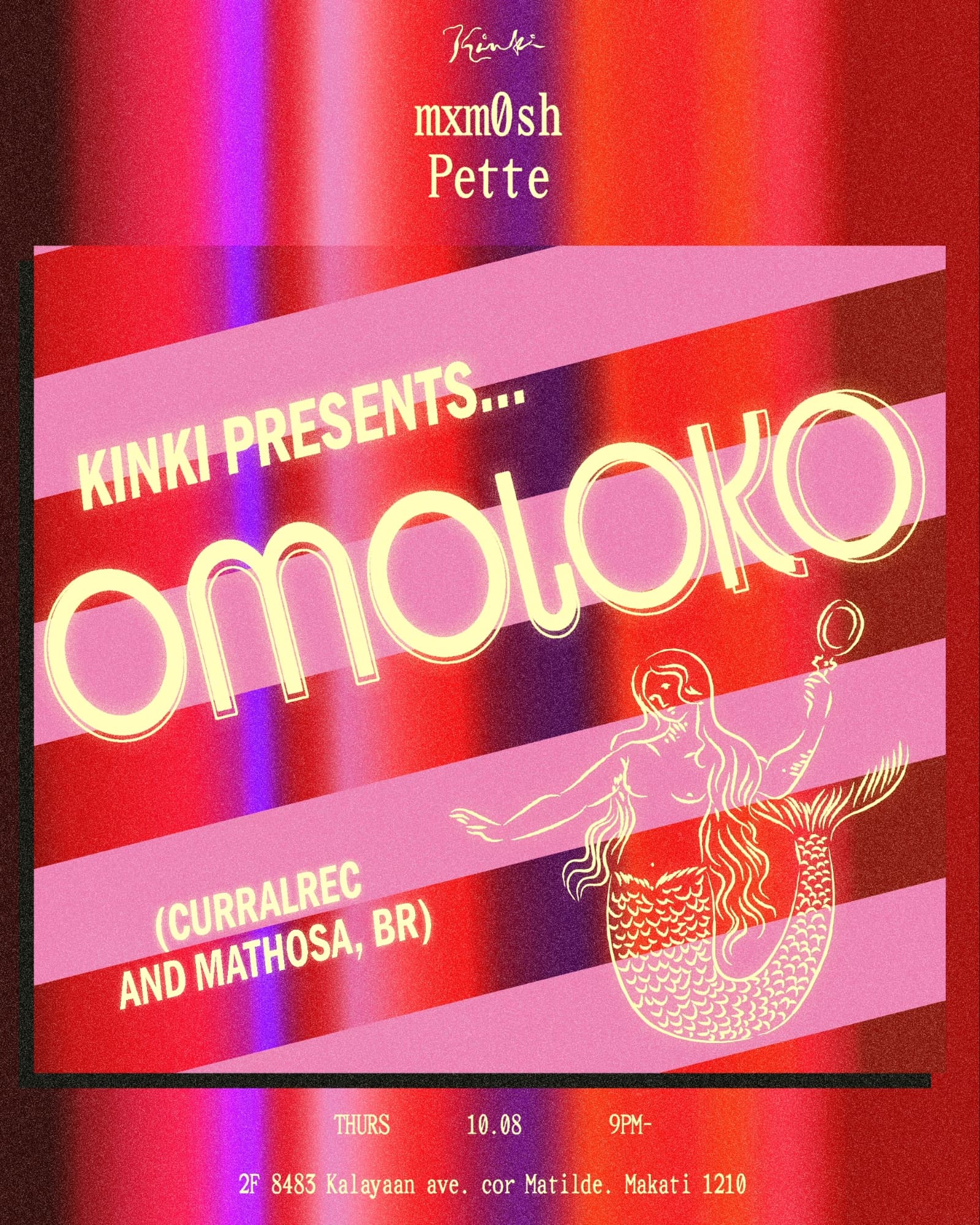 Kinki presents... Omoloko flyer