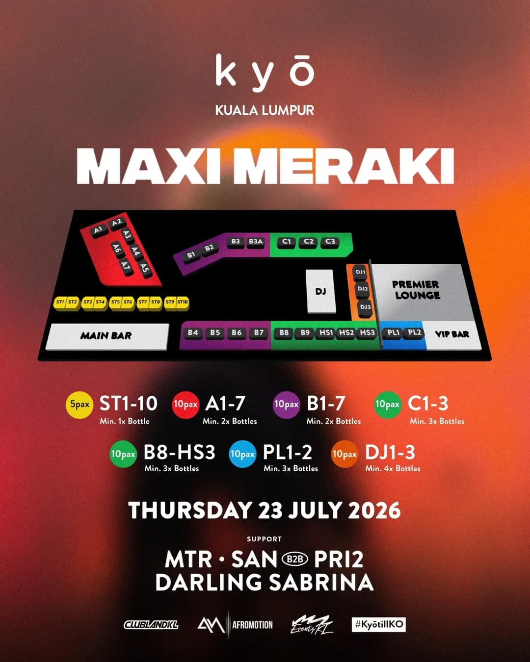 Maxi Meraki at KYŌ Kuala Lumpur flyer - image 3 of 6