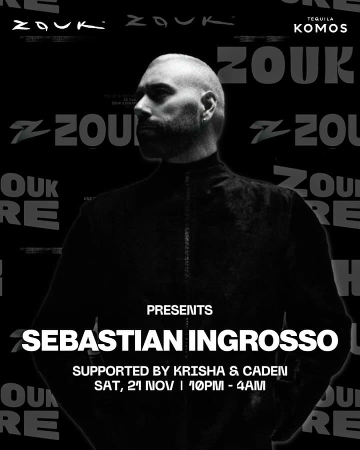 Axwell Λ Ingrosso at Zouk Mainroom flyer
