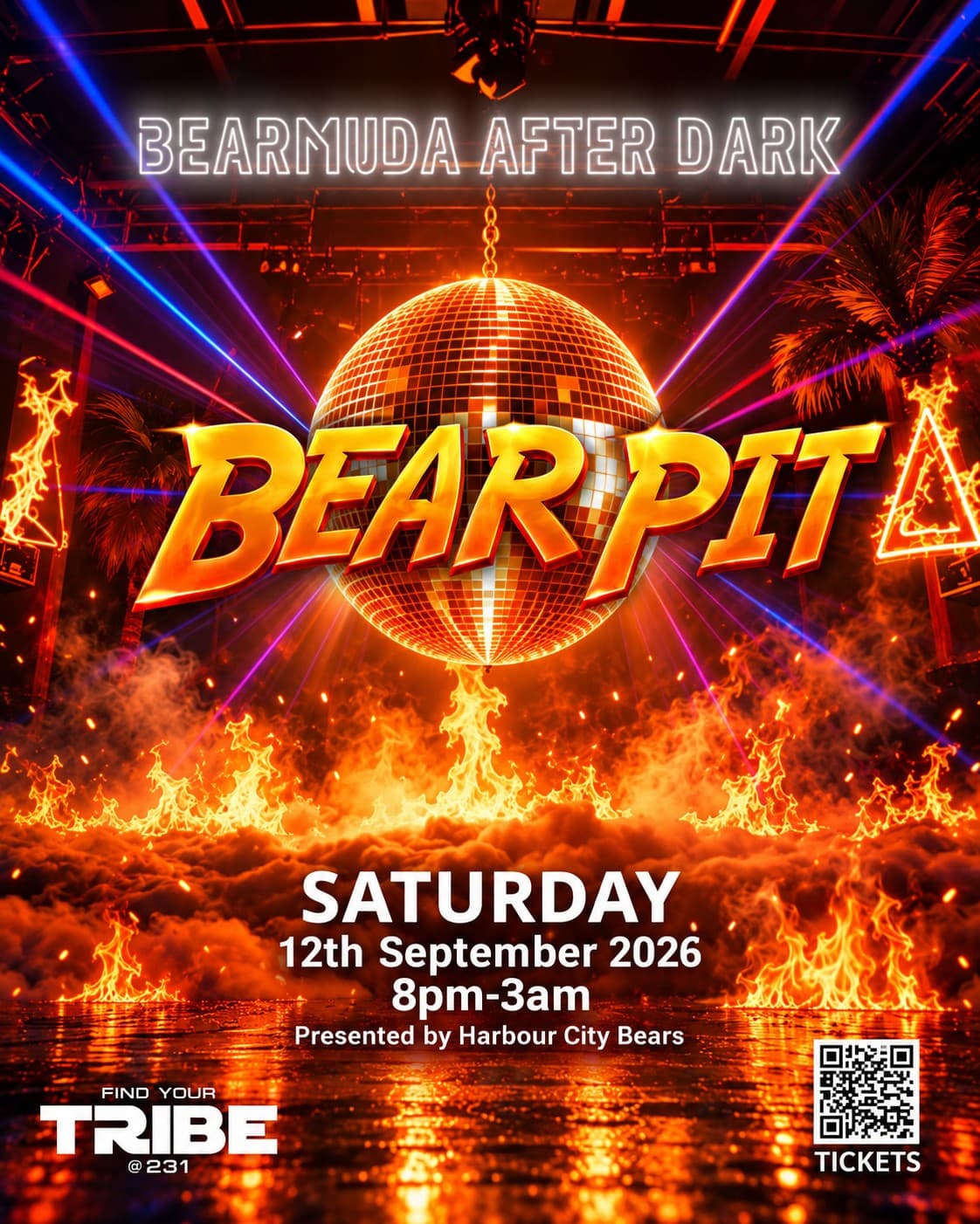 Bear Pride 2026: Bearmuda After Dark - Bear Pit flyer