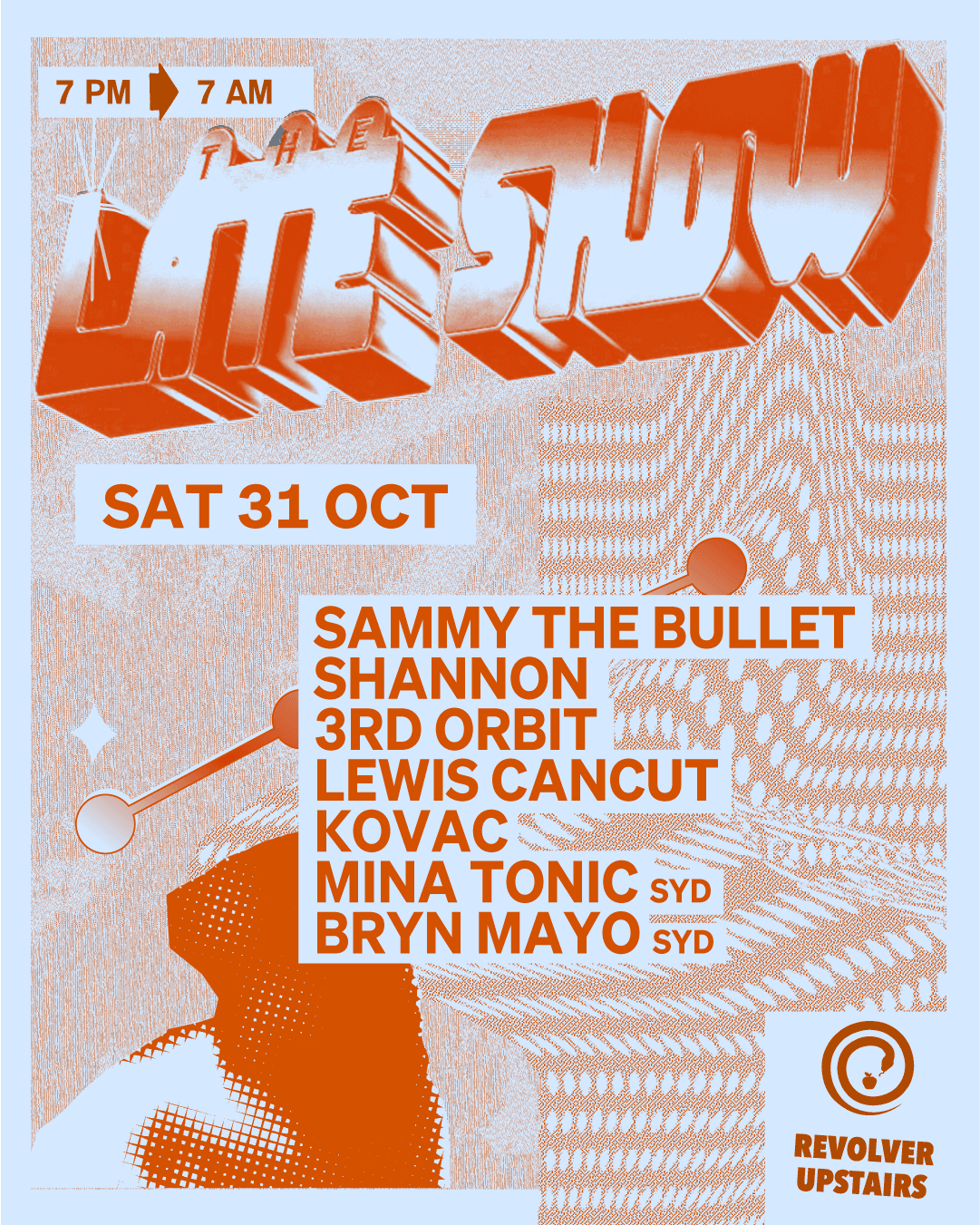 The Late Show flyer