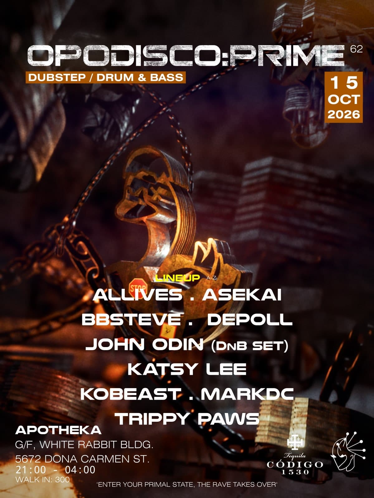 Opodisco: Prime 62 flyer