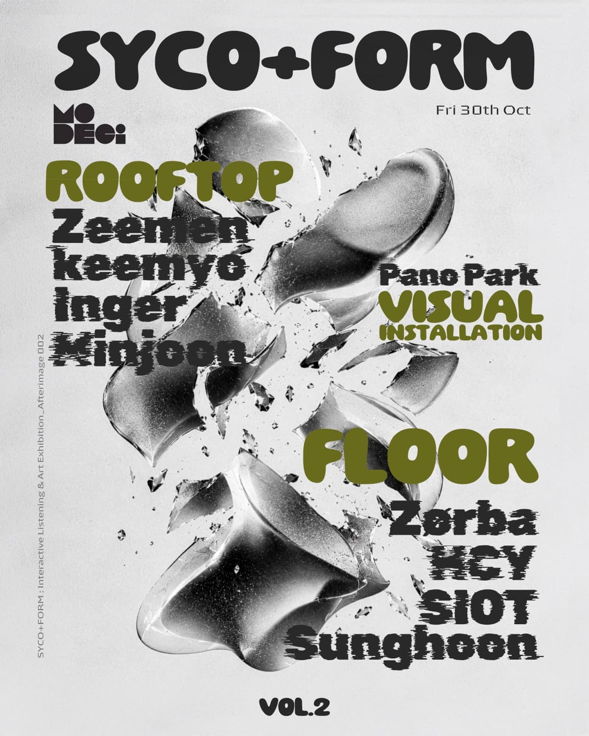 SYCO+FORM: AFTERIMAGE flyer