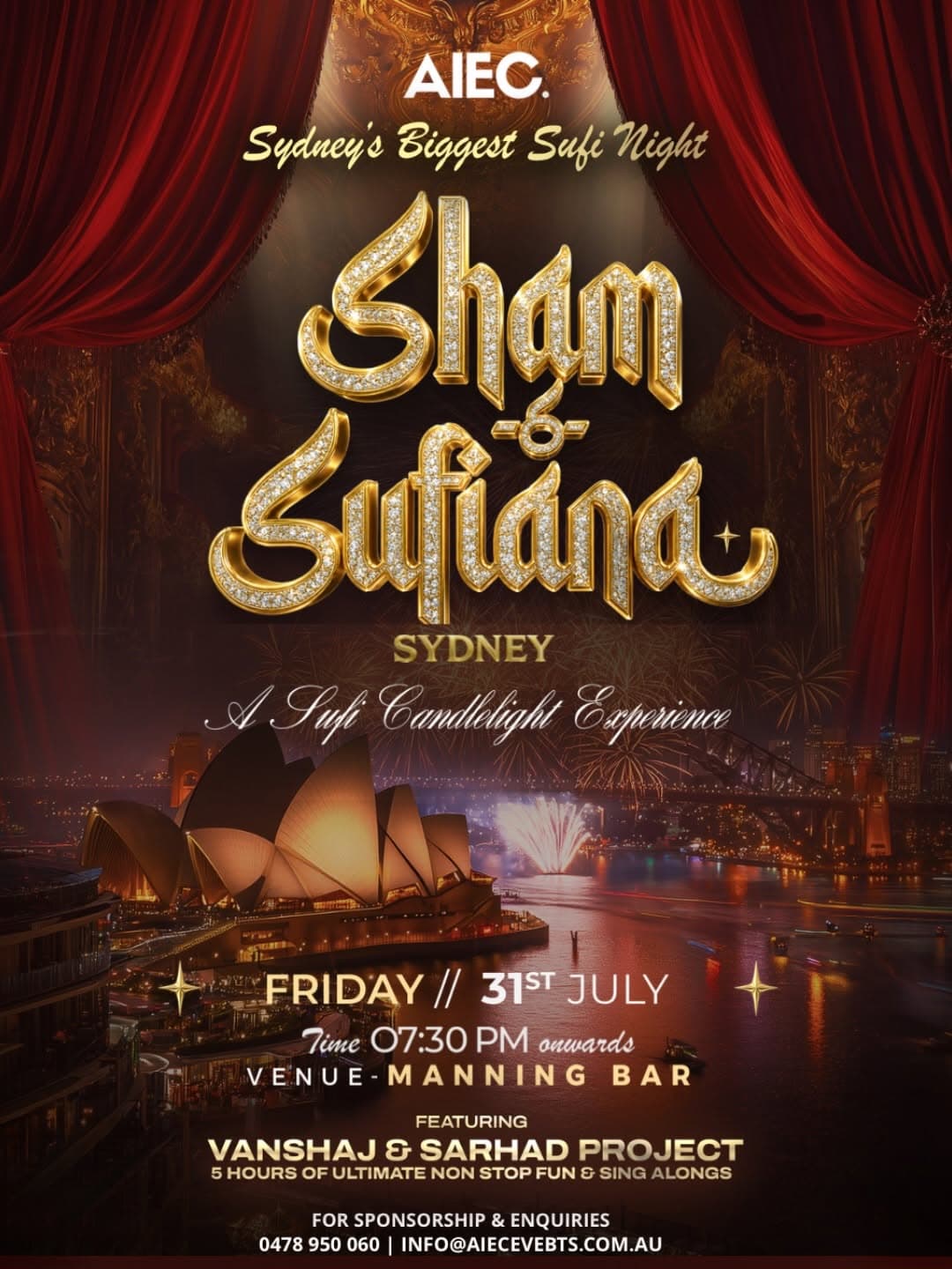Shaam E Sufiana - Sydney's Biggest Sufi Night flyer