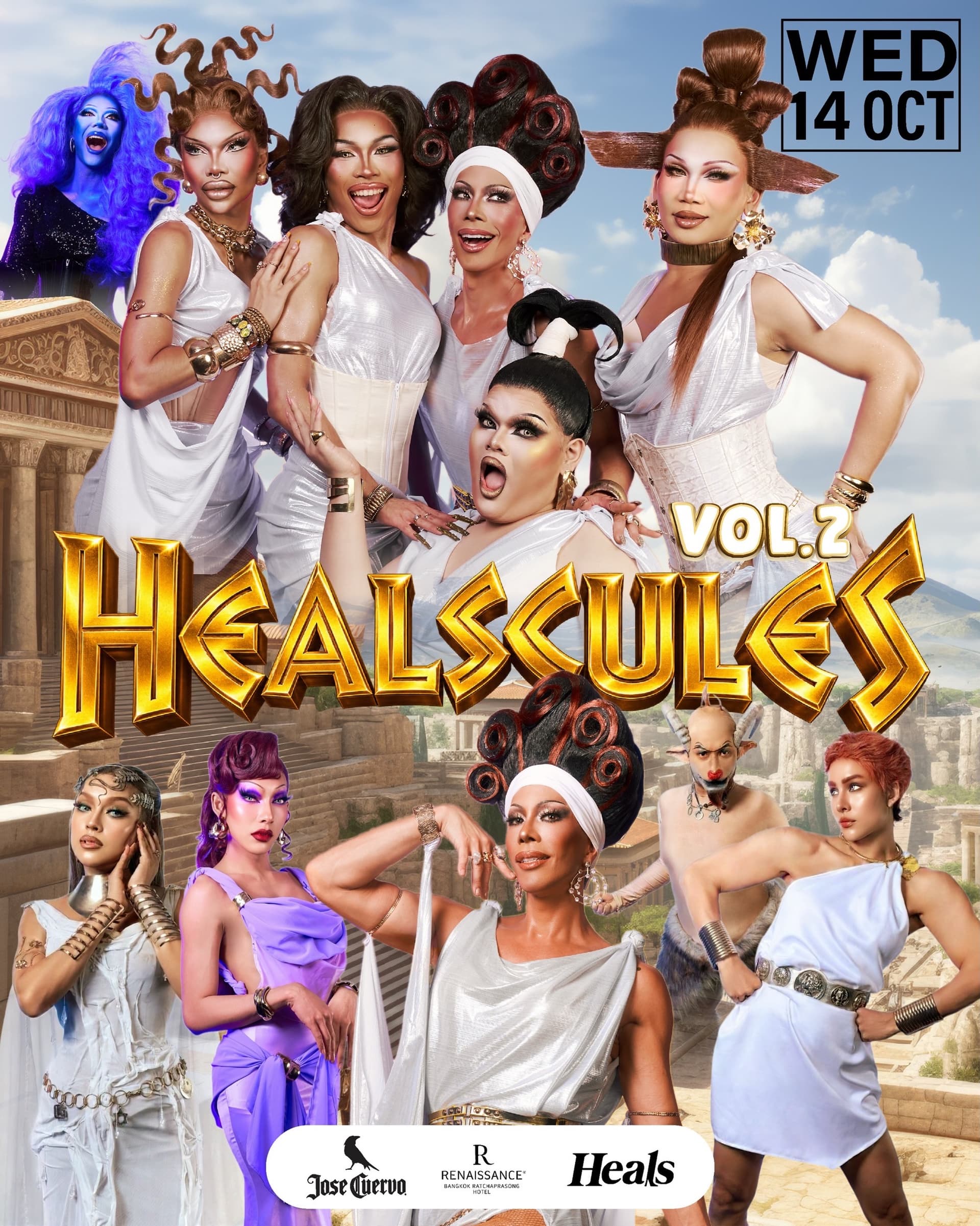PANGINA HEALS presents HER MUSES: HEALSCULES Vol. 2 flyer