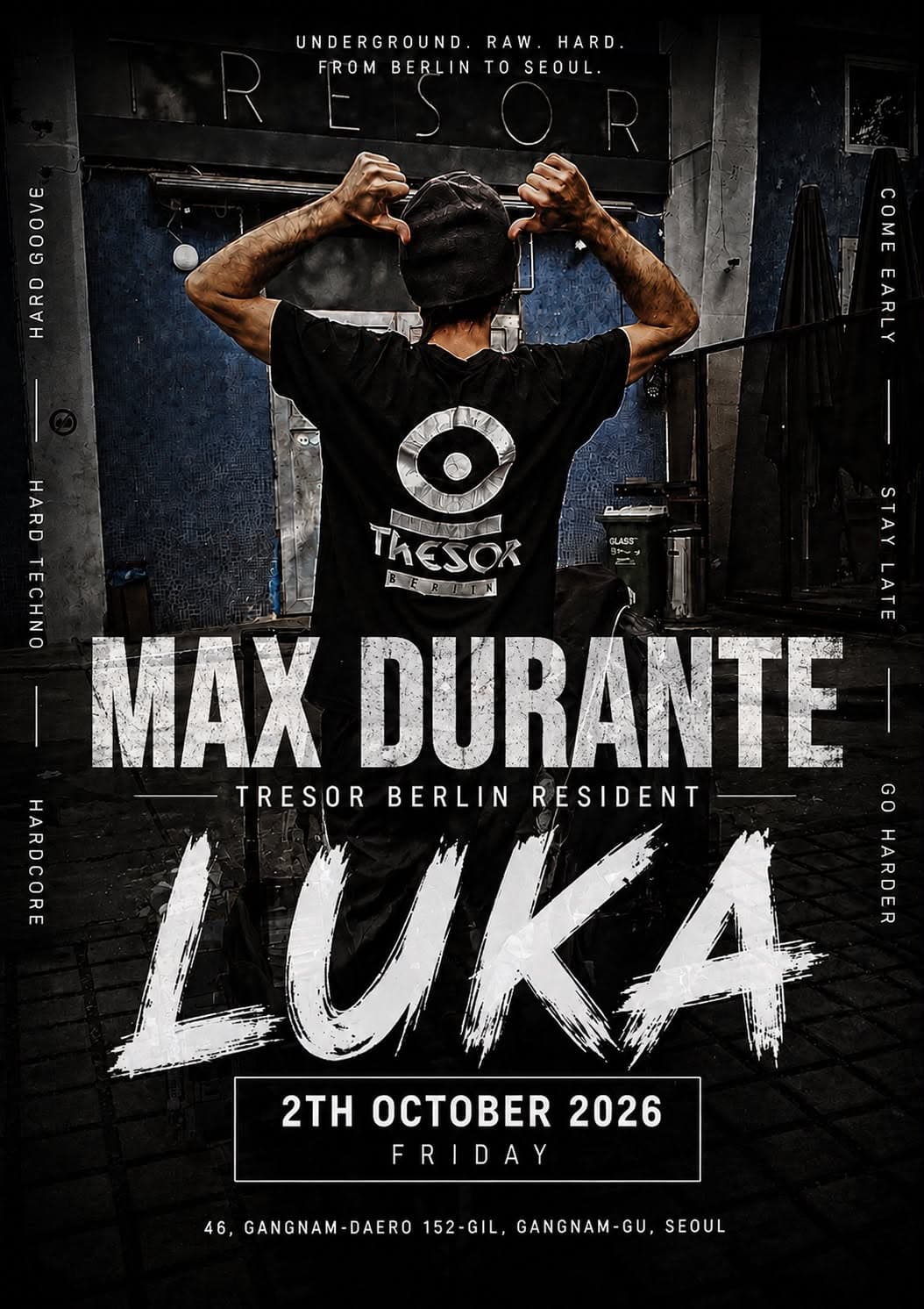 RESIDENT TRESOR BERLIN: MAX DURANTE flyer - image 2 of 2