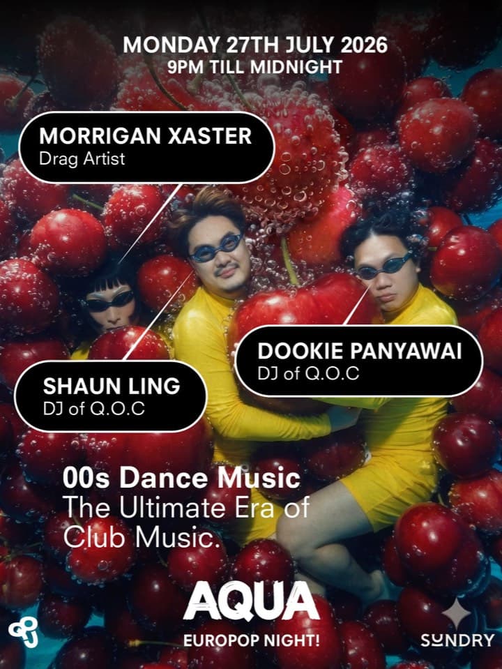 AQUA: EUROPOP NIGHT flyer - image 2 of 5